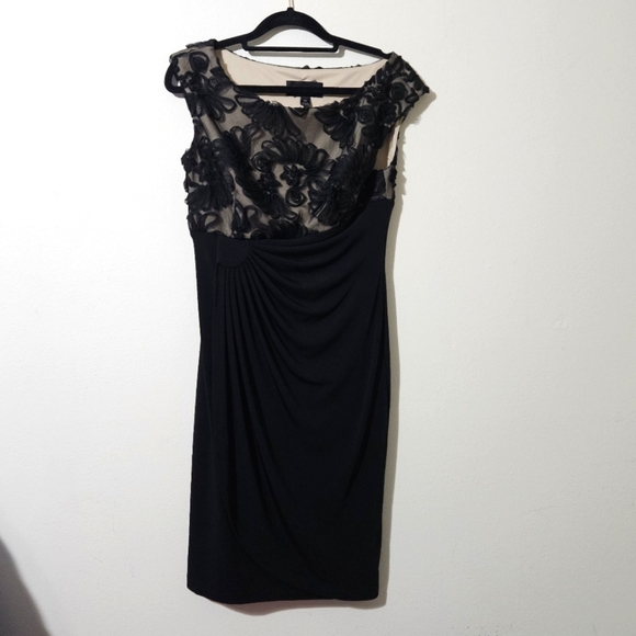 Connected Apparel Ruched Dress - Picture 1 of 5
